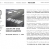 Graphic Design USA Sponsors American Web Design Award